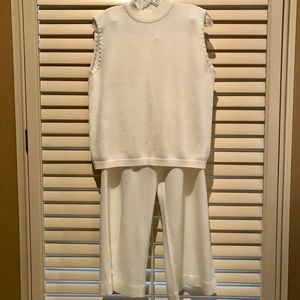 Cream 2 Piece Shell and Pants